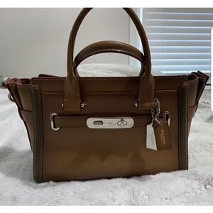Coach Brown Leather Handbag